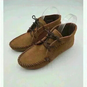 Minnetonka suede boots